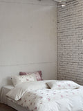 Liora Ivory & Rose Butterfly Velvet Bedding Set original reference image 8